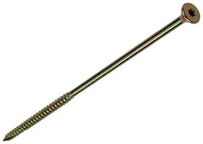 1006994 - SPAANPLSCHRF. VZKOP-ZELFB GEELVERZ. 50 ST 6 X 160 MM