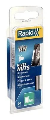 1057364 - M6 BLINDKLINKMOEREN, 20 STUKS BLISTER
