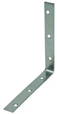1014304 - 8 GEPLOOIDE WINKELHAKEN VERZINKT 150X150X25MM