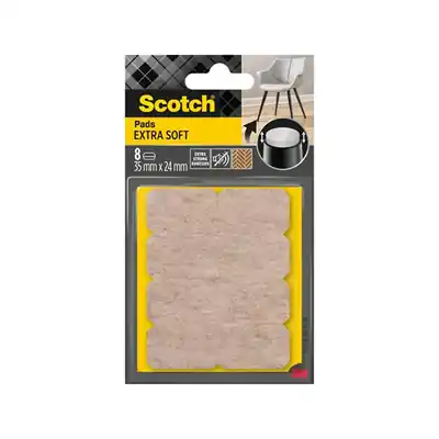 1070271 - SCOTCH® EXTRA ZACHTE VILTEN STOKJES BEIGE, 35 MM X 24 MM,