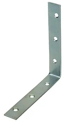 1014303 - 8 GEPLOOIDE WINKELHAKEN VERZINKT 125X125X20MM