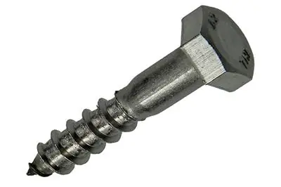 1020011 - HOUTDRAADBOUT ROESTVRIJSTAAL 10 ST 8 X 40 MM
