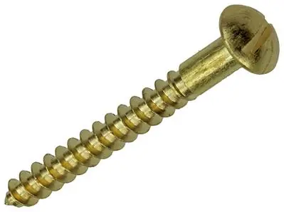 1019668 - HOUTSCHROEF BOLKOP MESSING 3 ST 5,0 X 45 MM
