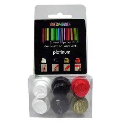 1002583 - 723087 SET SPROEIKOPPEN PLATINUM 6 STUKS