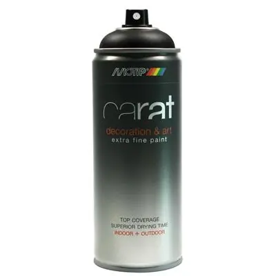 1032365 - 08028 CARAT TRAFFIC BLACK MATT400 ML