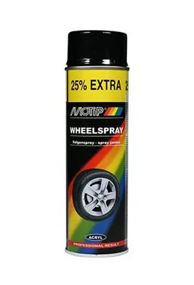 1051367 - VELGENLAK ZWART GLANS SPUITBUS 500 ML