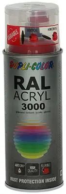 1000530 - 349560 RAL 3000 VUURROOD 400ML