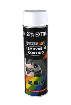 1051534 - MOTIP SPRAYPLAST WIT SPUITBUS 500 ML