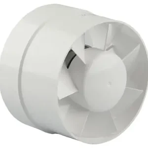 1006442 - KANAALVENTILATOR STANDAARD 7121 WIT RENSON Ø 100