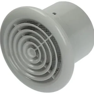 1006439 - MECHANISCHE VENTILATOR ROND ST. 7131/R WIT Ø 100