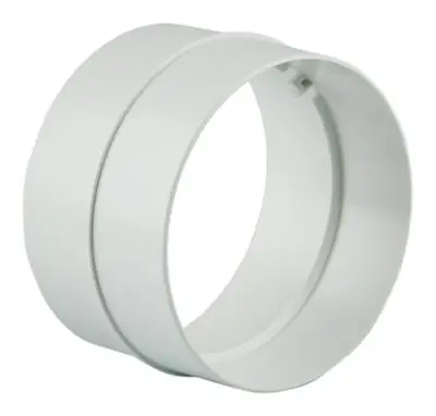 1006395 - PVC VERBINDINGSSTUK 7006 WIT Ø 100