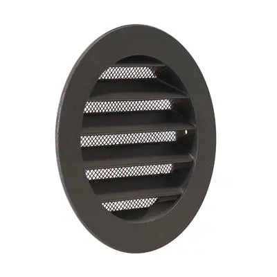 1062419 - INBOUW RONDE ROOSTER ALU 434R (DIA 100) STRUCTUUR 7016