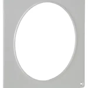 1006428 - SET 2 ST.PVC AFDEKPLATEN 7031 WIT Ø 150