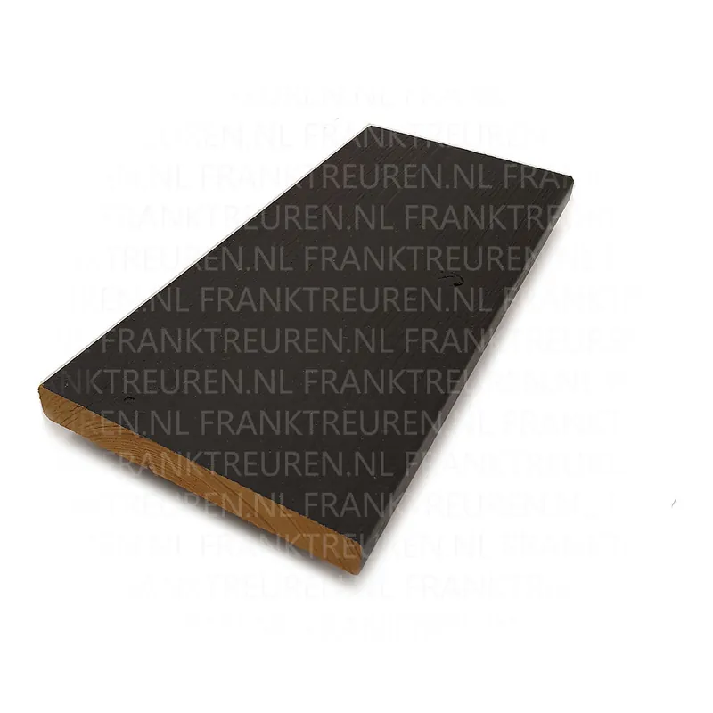 *18x185mm vuren C thermowood geschaafd R3 geborsteld zwart RAL 9005 ***PEFC
