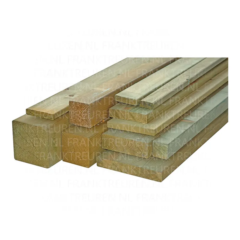 28x120mm NE vuren C geschaafd ronde hoeken geimpr. tanalith *FSC