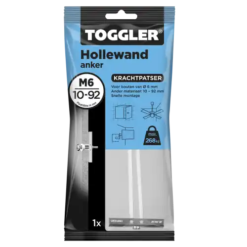 HOLLEWAND ANKER TOGGLER M6 MET M6-1