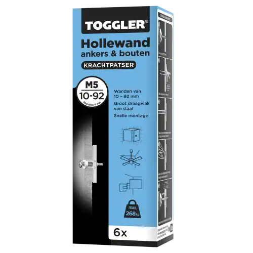 HOLLEWANDANKER TOGGLER 10-92MM M 5