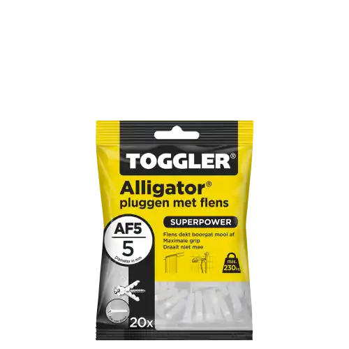 PLUG ALLIGATOR M FLENS TOGGLER 5MM/BLIST 20ST