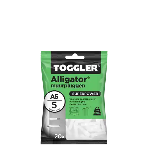 PLUG ALLIGATOR Z FLENS TOGGLER 5MM/BLIST 20 ST