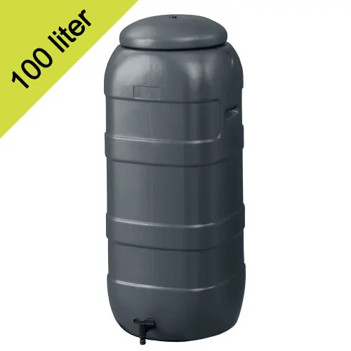 MINI RAINSAVER 100 LITER ANTRACIET L.38 X B.38 X H.92 CM