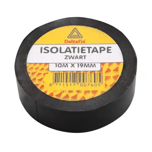 ISOLATIEBAND ZELFKLEVEND MET BARCODE BRUIN 10 M X 19 MM X 0.13