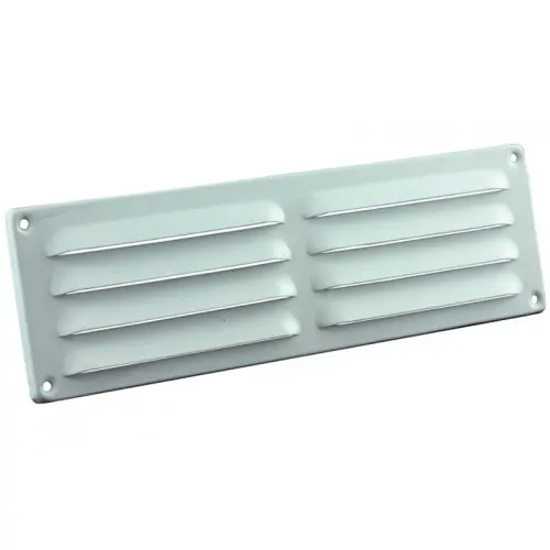ALU SCHOEPENROOSTER 300X90MM WIT