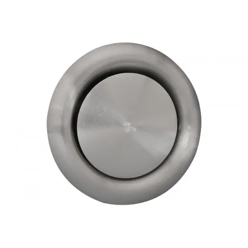 RVS AFZUIGVENTIEL Ø125MM
