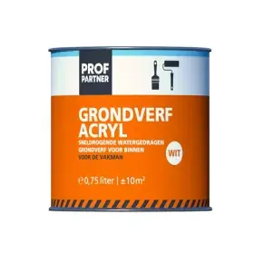 Profpartner Grondverf Acryl wit 750 ml