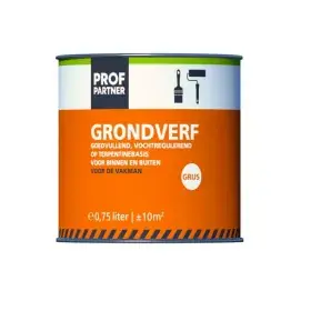 ProfPartner Grondverf grijs 750 ml