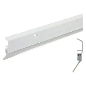 Ellen Dorpelstrip basic 100 cm wit