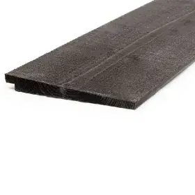 HV Zweeds Rabat Vuren 12/29x195 mm x 510 cm zwart gelakt