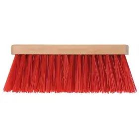 Talen Tools Bezem 28 cm met rode synthetische haren