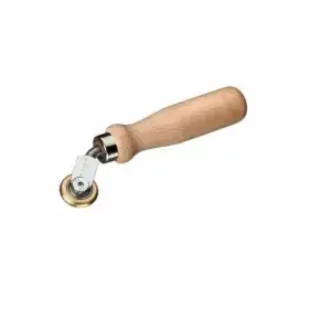 RubberCover aandrukrol messing 6x28 mm