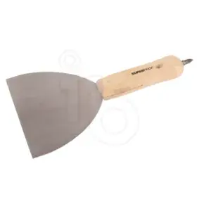 Super Prof Spachtelmes 150 mm RVS houten greep met schroefbit