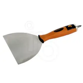 Super Prof Spachtelmes 150 mm RVS supersoft greep met schroefbit