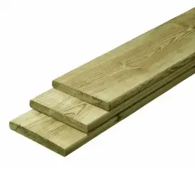 HV Geimpregneerde Tuinplank NE 18x145x5100 mm FSC