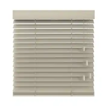 KARWEI houten jaloezie gewoon raam 28512 zijdegrijs 50 mm op maat