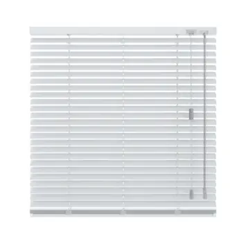 KARWEI aluminium jaloezie gewoon raam 28419 zijdeglans zilver 25 mm op maat