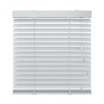 KARWEI aluminium jaloezie gewoon raam 28419 zijdeglans zilver 50 mm op maat