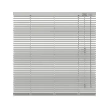 KARWEI aluminium jaloezie draaikiepraam 28407 mat lichtgrijs 16 mm op maat