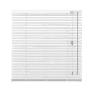 KARWEI aluminium jaloezie draaikiepraam 28418 zijdeglans wit 16 mm op maat