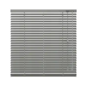 KARWEI aluminium jaloezie gewoon raam 28408 mat donkergrijs 25 mm op maat