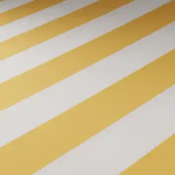 Spandoek zonneschermdoek streep geel/wit (kleurnr. 315052) op maat