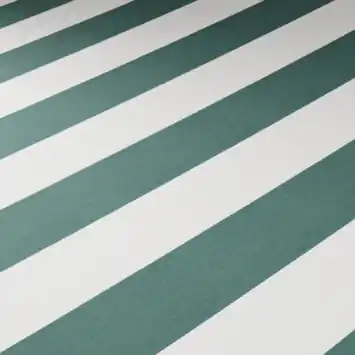 Zonneschermdoek streep groen/wit (kleurnr. 315420) op maat