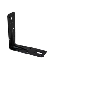 Waelbers hoekanker met ril 150 x 90 x 63 mm zwart