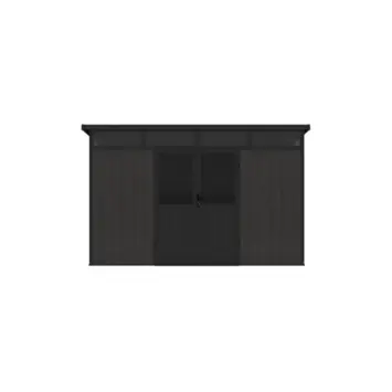 Tuinhuis Prato zwart 348 x 213 cm
