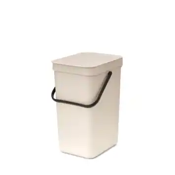 Brabantia Sort & Go Prullenbak - 12 liter - Soft Beige