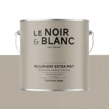 Le Noir & Blanc muurverf cashmere beige extra mat 2,5 liter