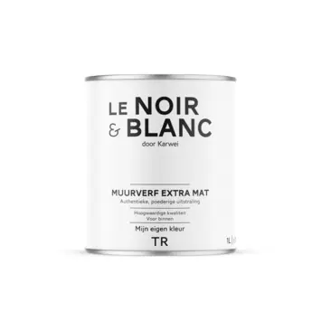 Le Noir & Blanc mengbare muurverf extra mat 1 liter