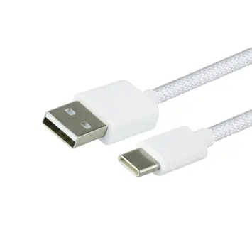 Green Mouse kabel USB-A naar USB-C data woven 1 meter